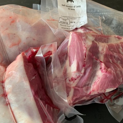 selection different lamb joints on offer from red down beef and lamb