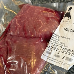 Pack of fillet steak
