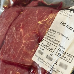 A pack of Flat Iron steaks